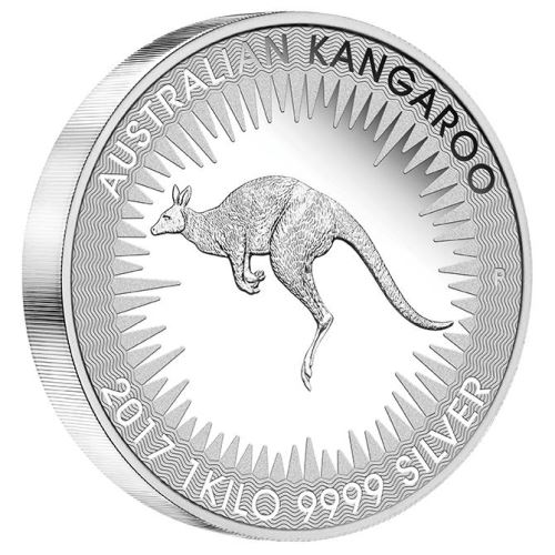 Perth-Mint-New-Release:-2017-Australian-Kangaroo--1-Kg-Silver-Proof-Coin