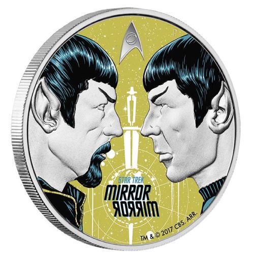 Perth-Mint-New-Release:-Star-Trek:-The-Original-Series---Mirror,-Mirror-2017-1-Oz-Silver-Proof-Coin
