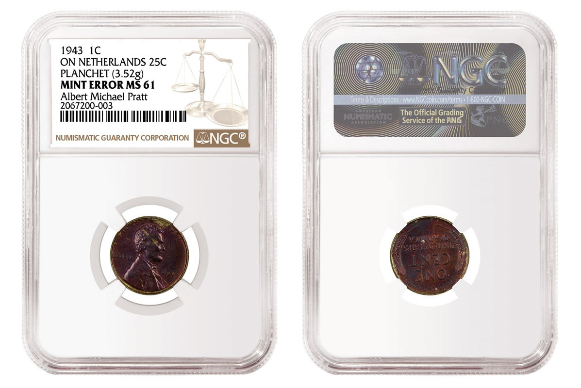 NGC-Certifies-4-Rare-1942-And-1943-Wrong-Planchet-Cents