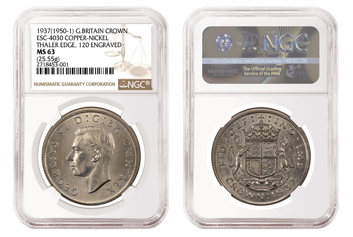 NGC-Certifies-Rare-1937-1950-Great-Britain-Crown-Second-Known