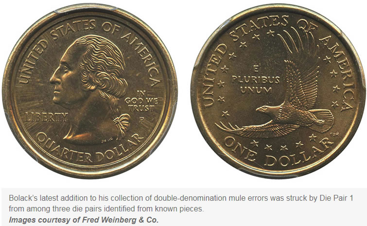 Collector-Acquires-12th-Of-16-Known-Quarter-Dollar-/-Dollar-Mules