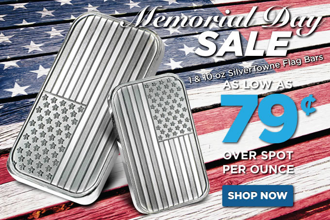 Golden-Eagle-Coin-Sale:-Silvertowne-Flag-Bars-As-Little-As-79�-Ove-Spot