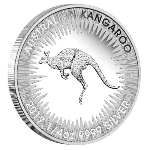 Perth-Mint-New-Release:-Australian-Kangaroo-2017-1/4-Oz-Silver-Proof-Coin