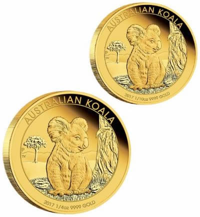Perth-Mint-New-Release:-Australian-Koala-2017-Gold-Proof-Coin-Series