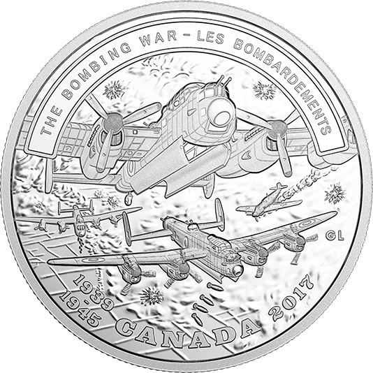 RCM-New-Release:-2017-1-Oz.-Pure-Silver-Coin---Second-World-War-Battlefront:-The-Bombing-War