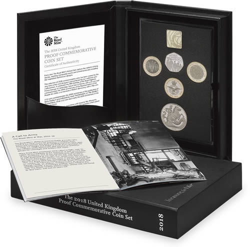 Royal-Mint-New-Release:-2018-Proof-Commemorative-Coin-Set
