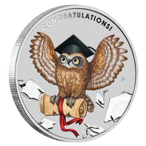 Perth-Mint-New-Release:-Graduation-2018-1-Oz-Silver-Coin