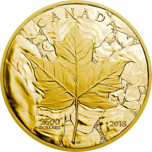 RCM-New-Release:--2018-One-Kilogram-Pure-Gold-Coin---Sugar-Maple-Majesty