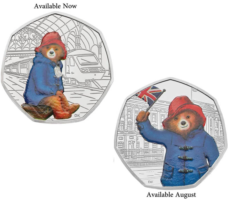 Royal-Mint-New-Release:-Paddington�-Silver-Proof-2-Coin-Series