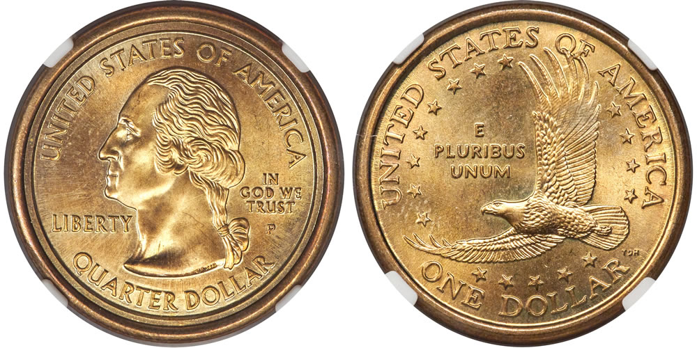 The-2000-Mule-State-Quarter-Obverse-With-Sacagawea-Dollar-Reverse