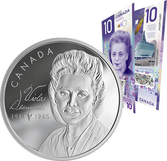 RCM-New-Release:-2019--Pure-Silver-Coin-And-$10-Bank-Note-Set---Viola-Desmond