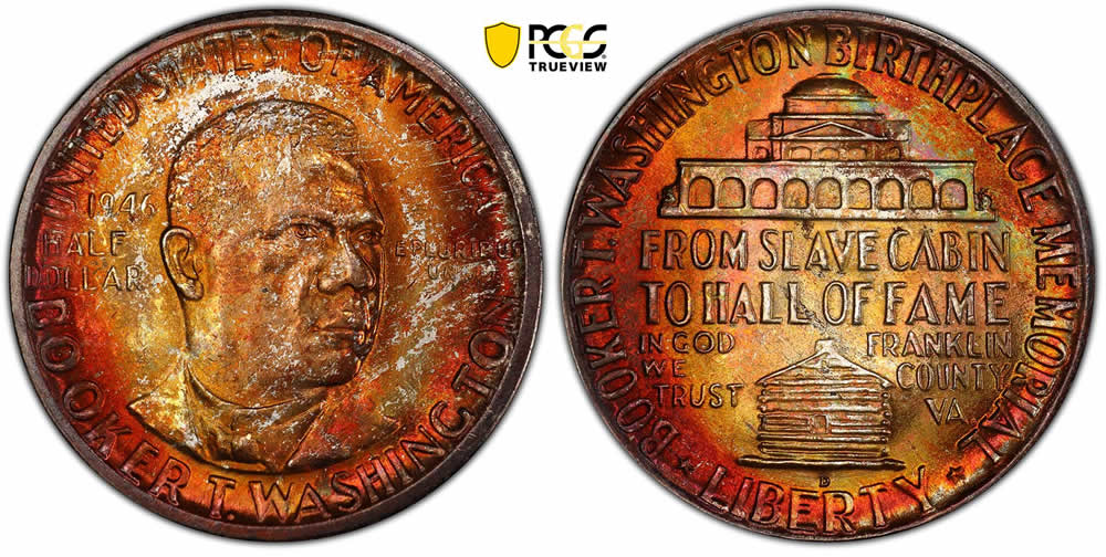 Booker-T.-Washington-PCGS-MS-68-Toned