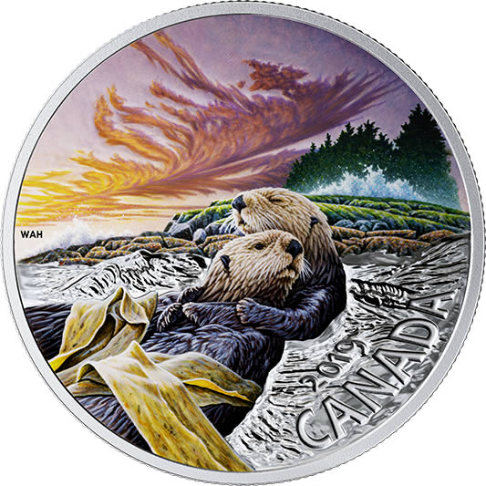 Video:-Pure-Silver-Coloured-Coin---The-Sea-Otter:-Canadian-Fauna