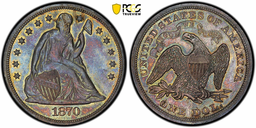 1870-S-Liberty-Seated-Dollar-PCGS-AU-58