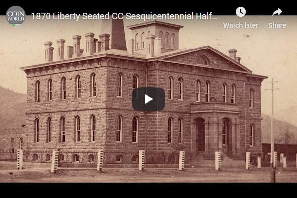Video:-1870-Liberty-Seated-CC-Sesquicentennial-Half-Dollar-Nevada-State-Museum's-Mint-150-Coin-Vault