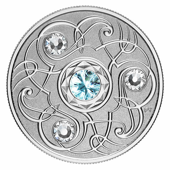 RCM-New-Release:-2020-March-Birthstone:-Pure-Silver-Coin-Made-With-Swarovski�-Crystals