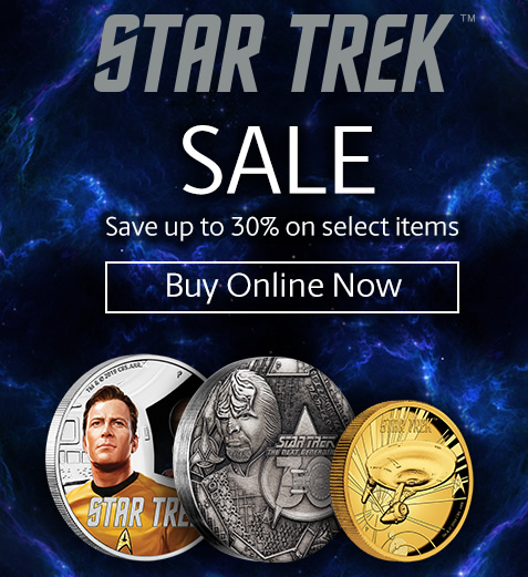 Perth-Mint-Up-To-30%-Off-Star-Trek-Sale