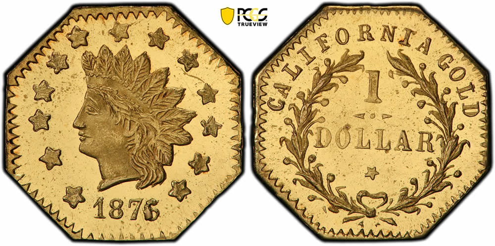 1876/5-Dollar-Bg-1128-PCGS-MS-65-Pl-/-1872-Quarter-Dollar-Bg-791-PCGS-MS-66