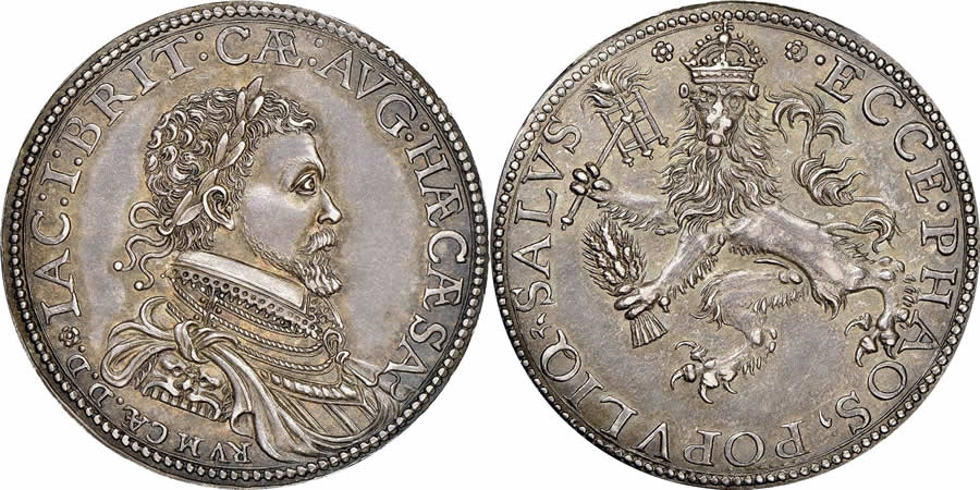 1603-Great-Britain-Medal-Celebrating-The-Coronation-Of-King-James-I