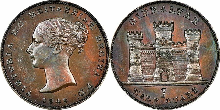 Gibraltar-1842-Half-Quart