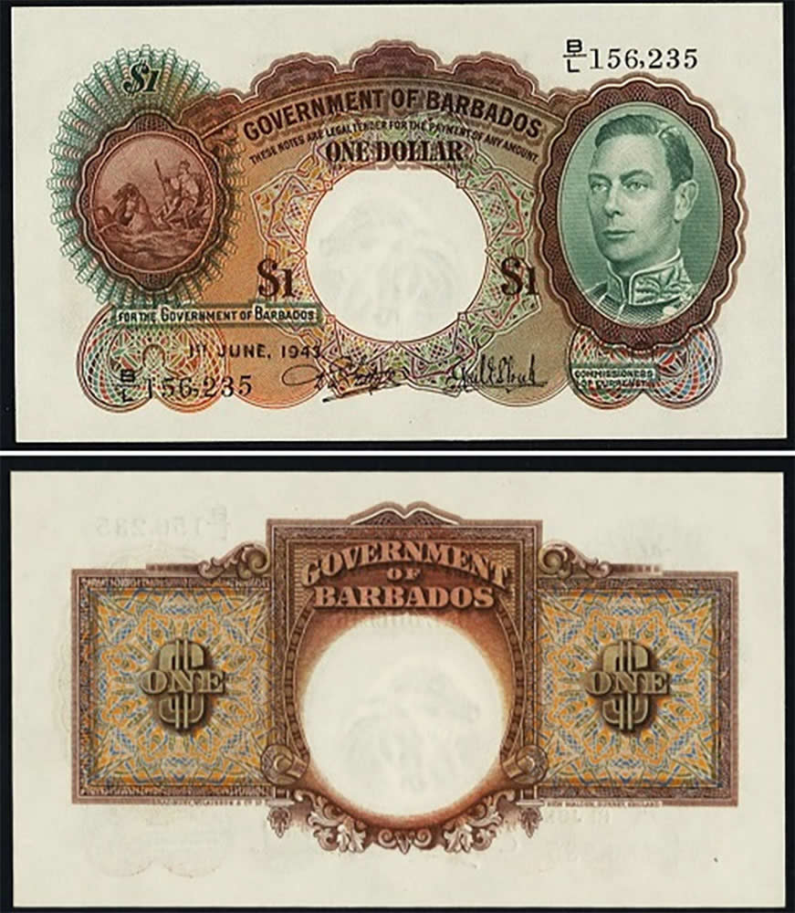 The-Banknotes-Of-North-America:-Barbados