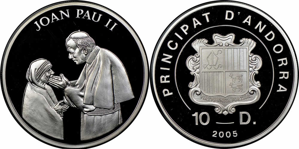 Mother-Teresa-And-Pope-John-Paul-II-On-This-2005-Coin-From-Andorra