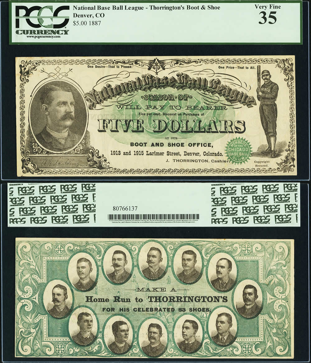 Heritage-Auctions-Rare-PCGS-Currency-VF-35-19th-Century-Chicago-White-Stockings-Baseball-Ad-Note