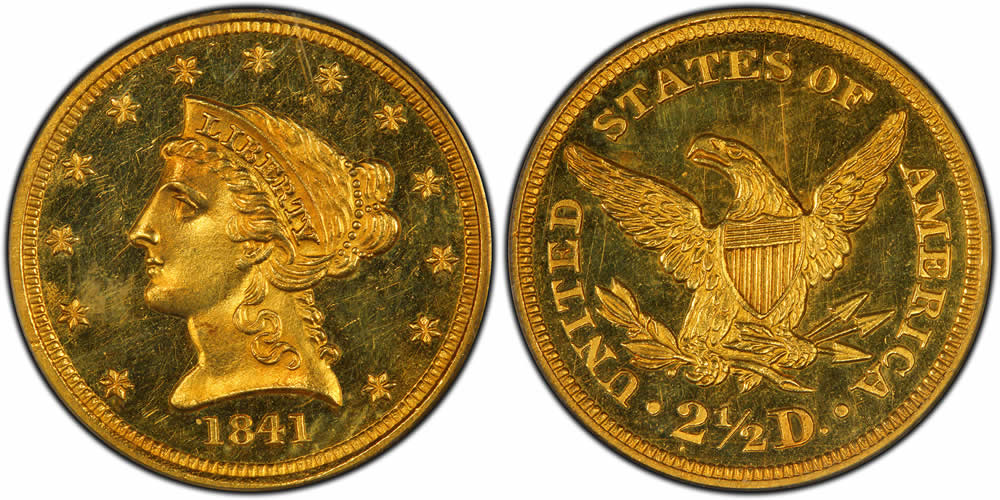 1841-$2.50-Little-Princess-Quarter-Eagle-Circulation-Strikes?-The-Proof-Is-In-The-Pudding