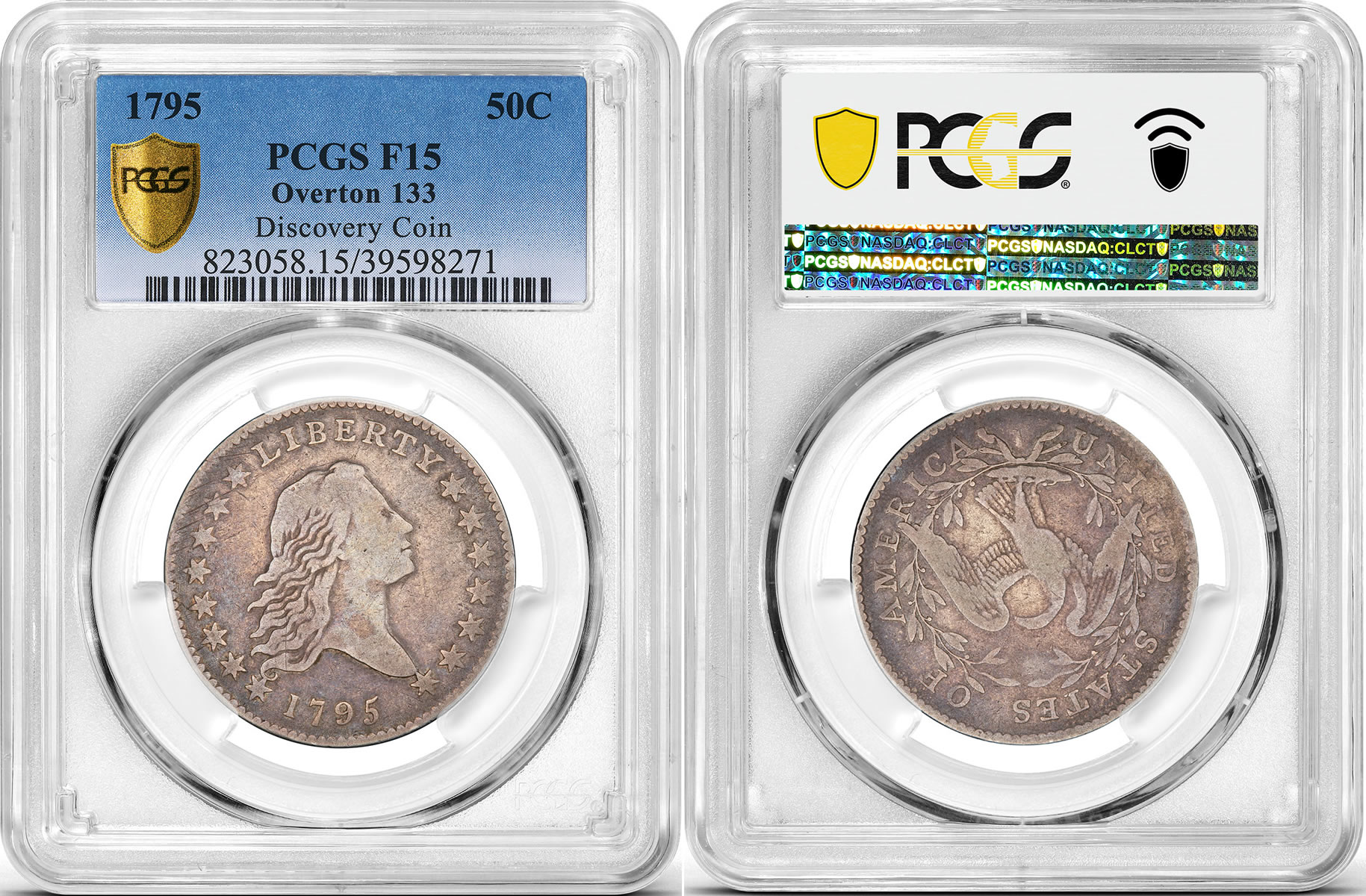 PCGS-Grades-First-New-1795-Flowing-Hair-Half-Dollar-Variety-Discovered-In-Nearly-A-Hundred-Years