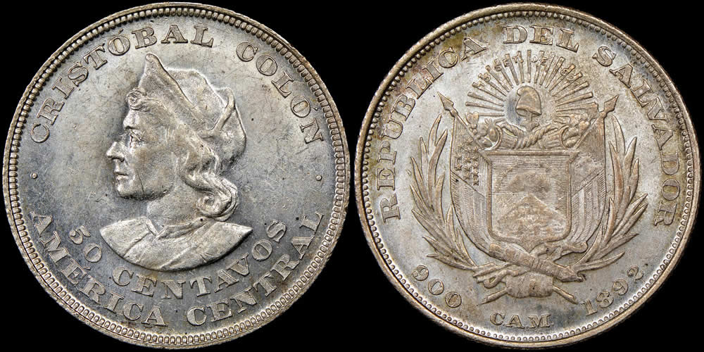 El-Salvador-1892-50-Centavos