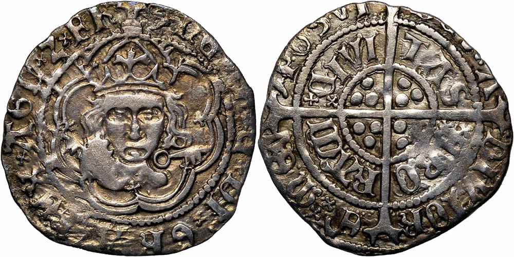 Daily-Coin:-1485-To-1509-Twopence-During-King-Henry-VII-Reign