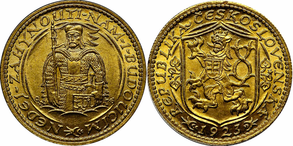 Daily-Coin:-Czechoslovakia-1923-Ducat