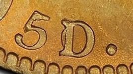 Eye-Candy:-1819-Capped-Bust-Half-Eagle-D-Over-0-Variety