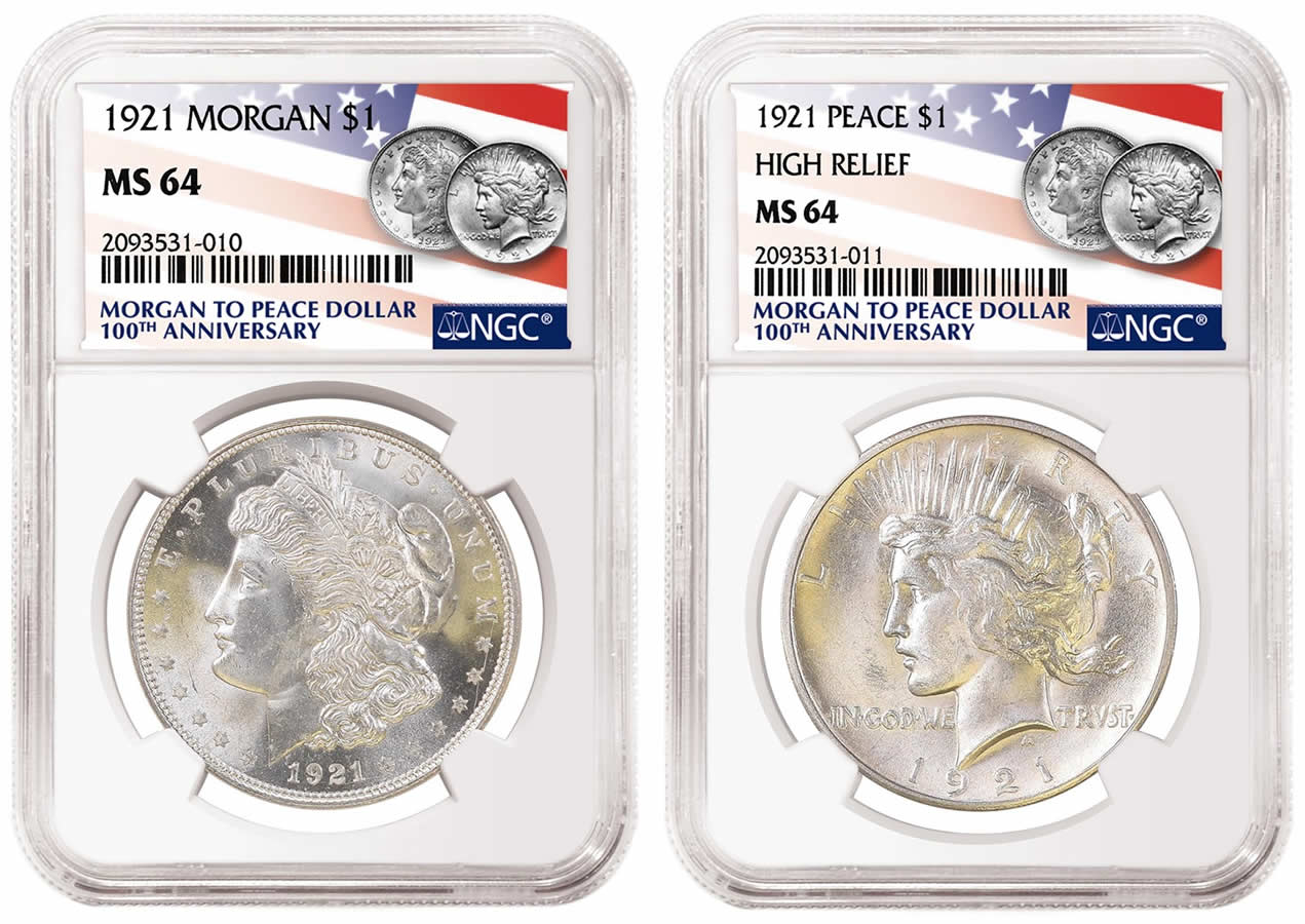 NGC-Offers-Special-Label-To-Celebrate-The-100th-Anniversary-Of-The-1921-Morgan-And-Peace-Dollars