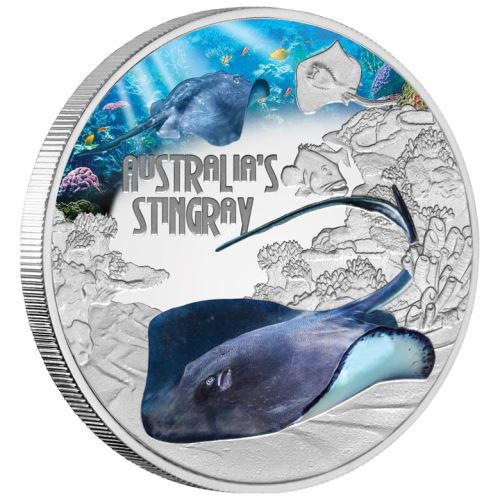 Perth-Mint-New-Release:-Deadly-And-Dangerous---Stingray-2021-1-Oz-Silver-Proof-Coin