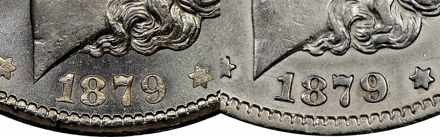 Counterfeit-Detection:-1879-CC-Morgan-Dollar-With-Altered-Date