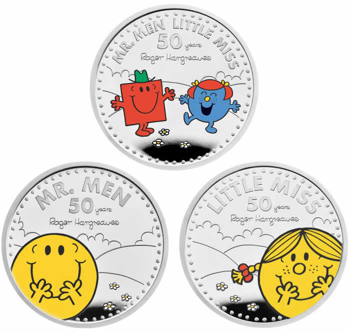 Royal-Mint-New-Release:-The-Mr.-Men-Little-Miss-2021-UK-One-Ounce-Silver-Proof-Three-Coin-Series