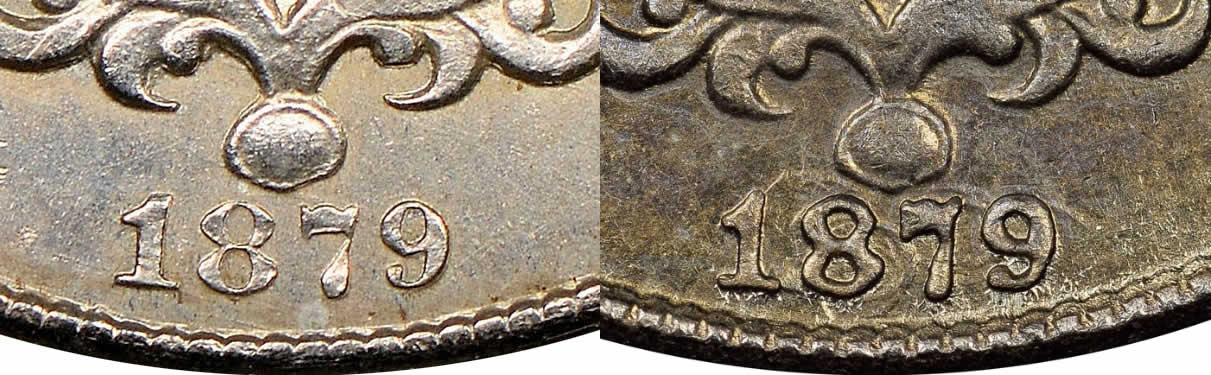 Counterfeit-Detection:-1879-Shield-Nickel