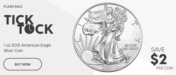Flash-Sale:-1-Oz-2021-American-Eagle-Silver-Coin!