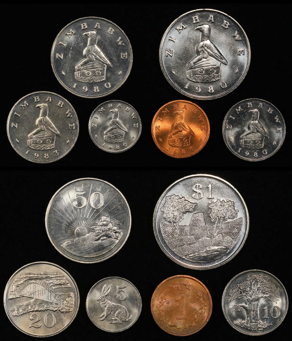 The-Circulation-Issue-Coinage-Of-Zimbabwe-From-1980-To-2008