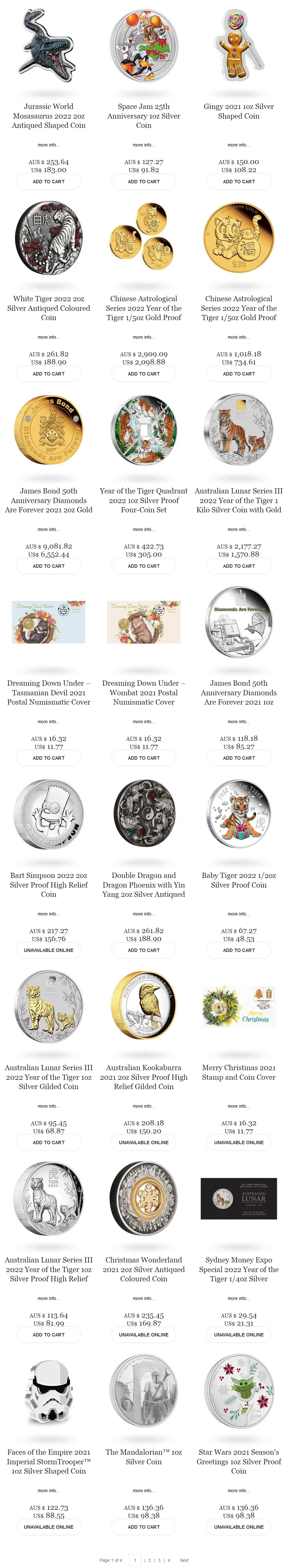 Perth-Mint-New-Releases:-Silver-And-Gold,-Jurassic-World,-Space-Jam,-Star-Wars,-Tigers-And-More!