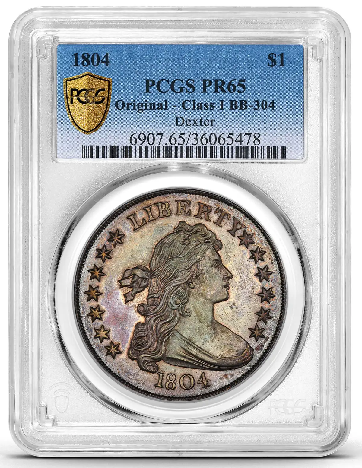 1913-Liberty-Nickel,-1804-Proof-Draped-Bust-Dollar,-And-1894-S-Barber-Acquired-By-Great-Collections