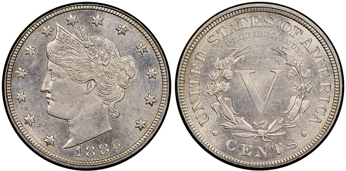1886 Liberty Head V Nickel 1886 Liberty Head V Nickel
