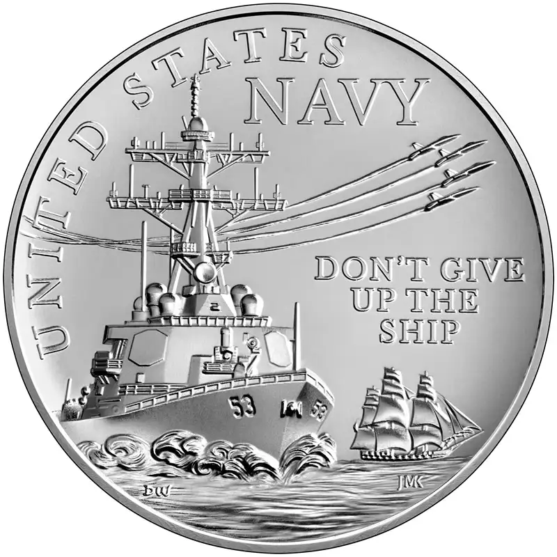 United-States-Mint-Releases-US-Navy-2.5-Ounce-Silver-Medal-3/11/22