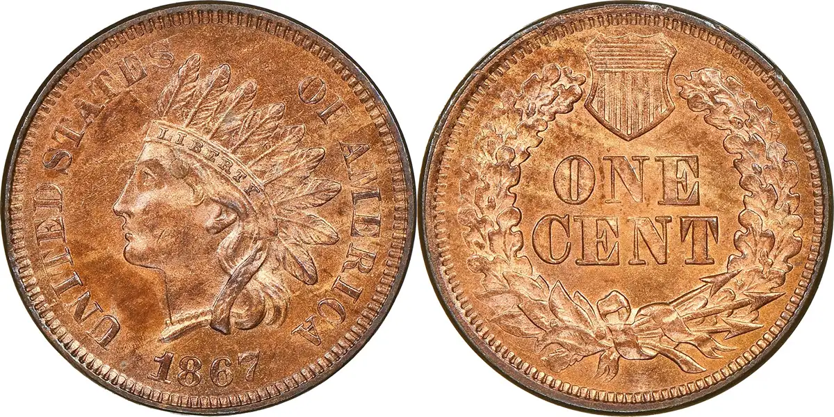 Counterfeit-Detection:-1867-Indian-Head-Cent