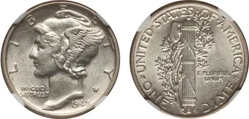 Counterfeit-Detection:-1942/1-Mercury-Dime