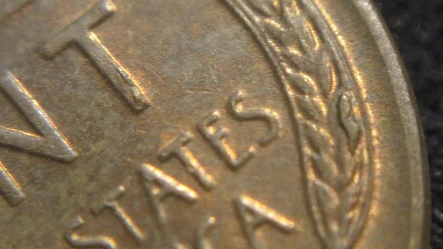 Cool-1955-Lincoln-Wheat-Cent-Die-Chip