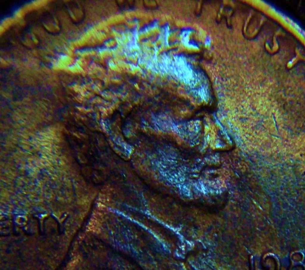 One-Of-A-Kind-1982-Lincoln-Memorial-Cent---If-You-Don't-See-This,-I-Quit!