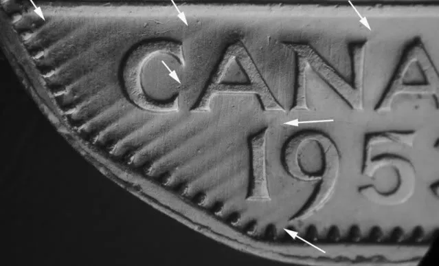 1953-Canadian-Nickel-Error?-First-Recorded-Foreign-Trail-Die-Canada