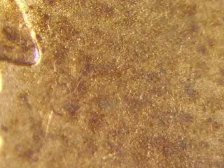 2000-Lincoln-Memorial-Cent-Stuck-Through-Cloth?